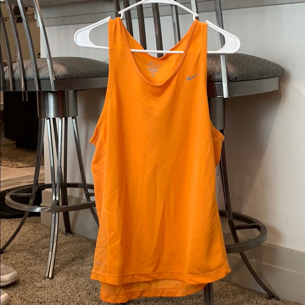 Nike Dri Fit Sleeveless Shirt Running Active Large